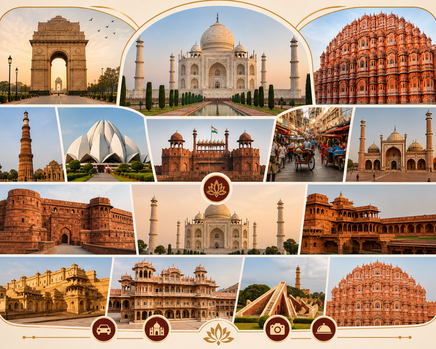 5-Day Delhi Agra Jaipur Itinerary