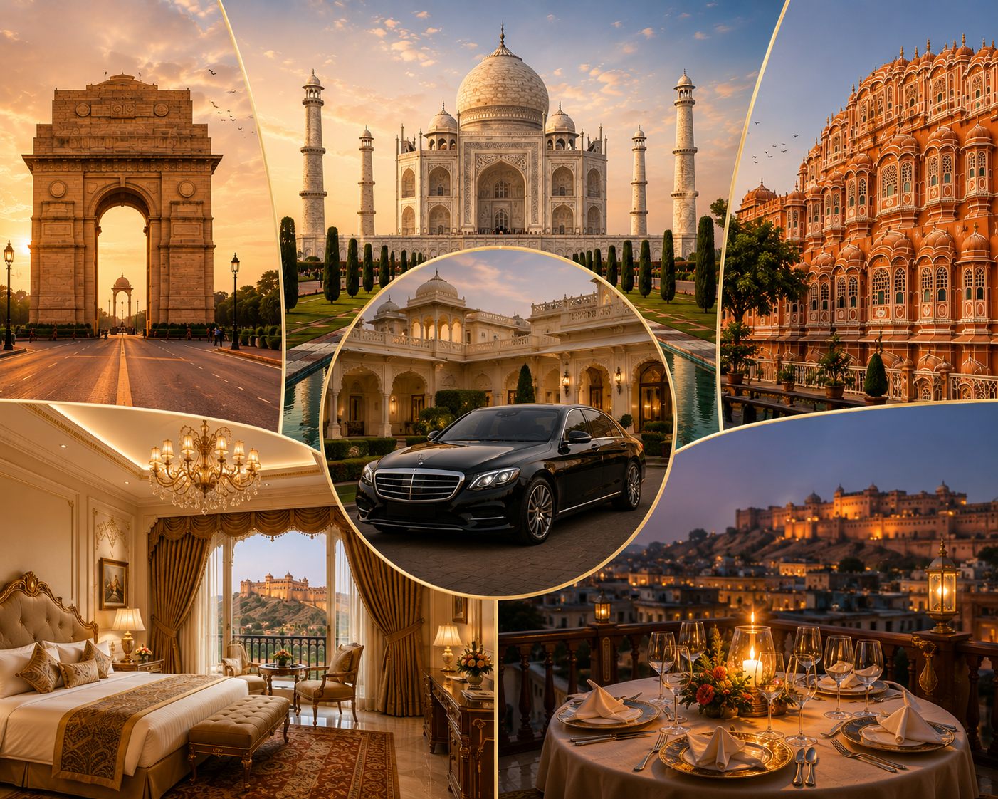 Luxury Delhi Agra Jaipur Tour